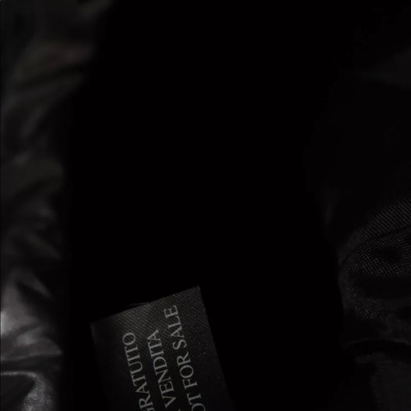 Versace Womens Nylon Metallic Drawstring Crossbody Bag Black Small Handb… - Picture 6 of 12